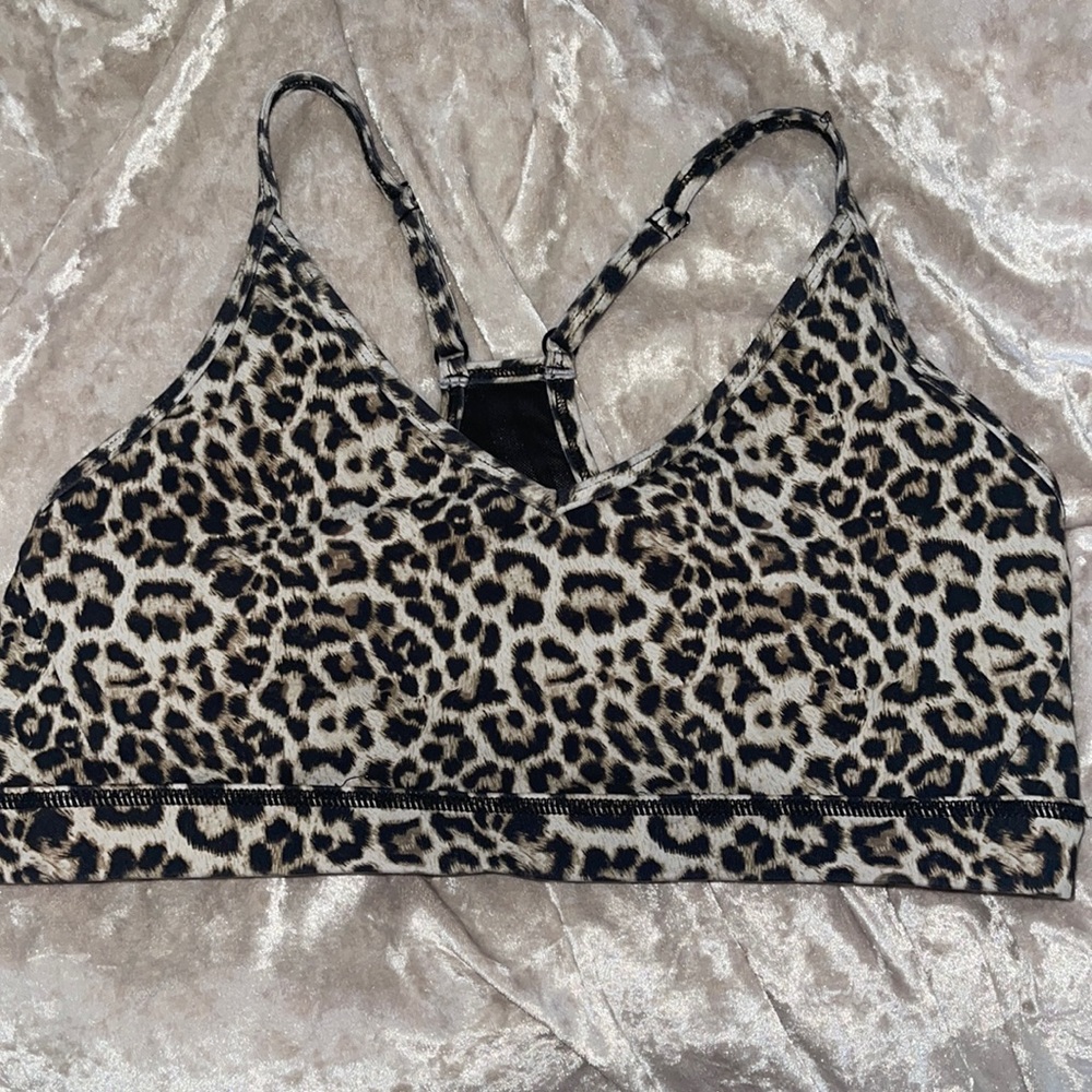 Zyia leopard sports bra